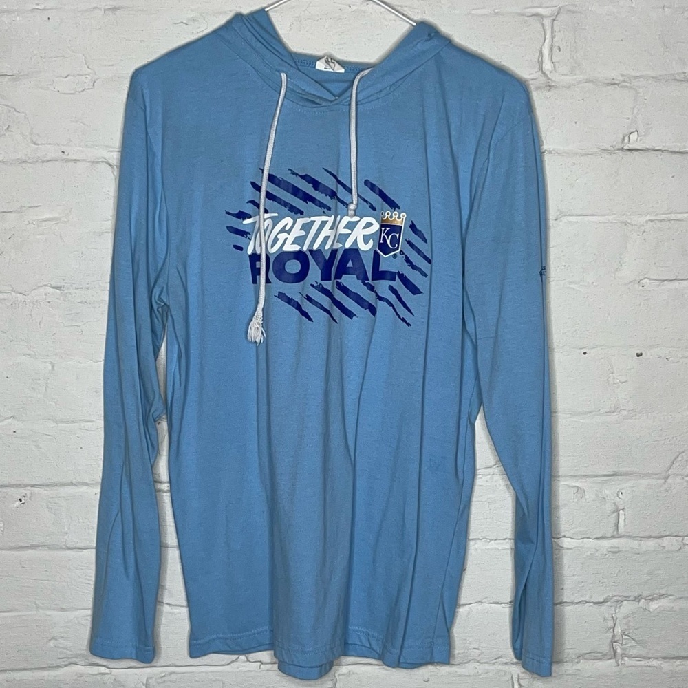 KC Royals Hooded Long-Sleeve T-Shirt M